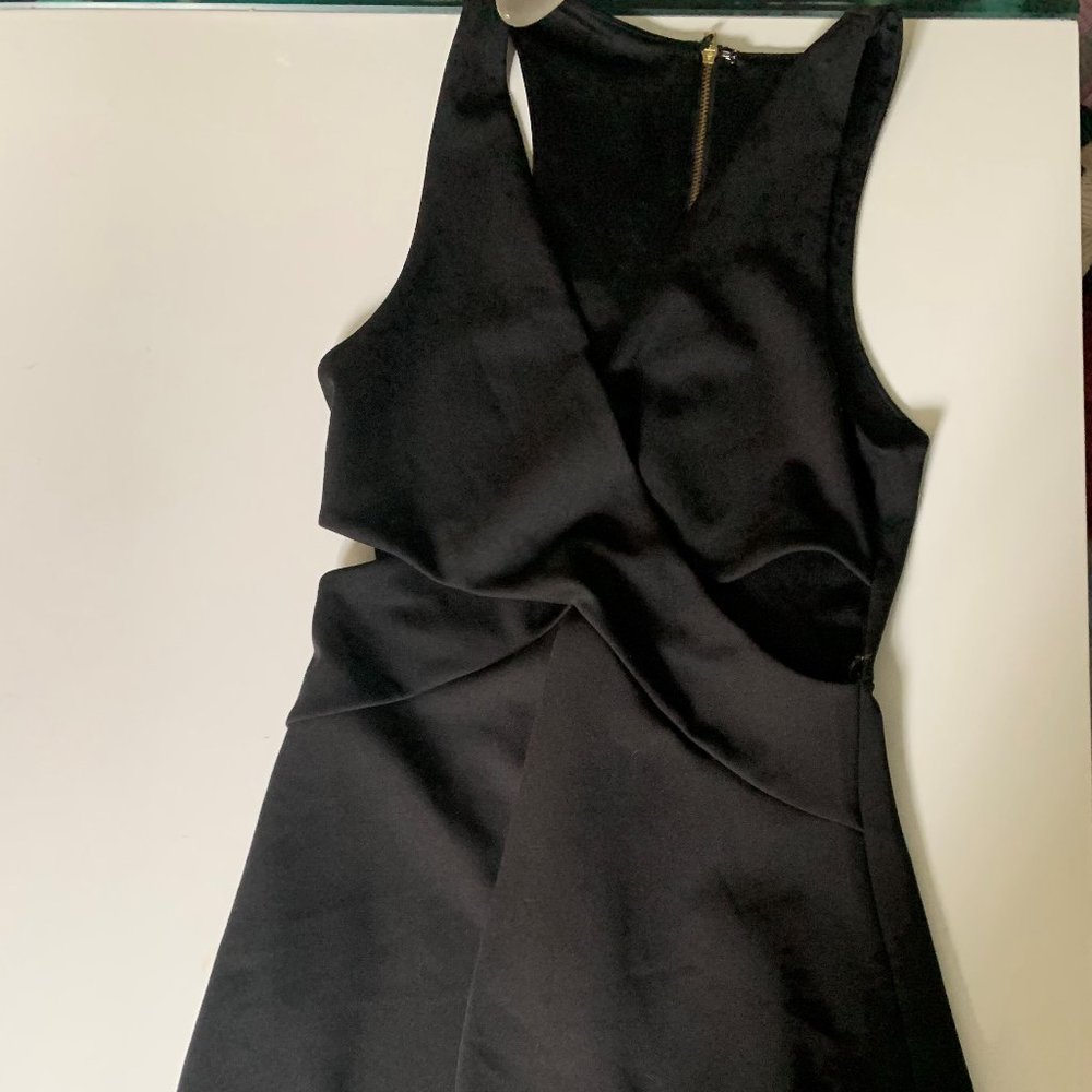 Black Cutout Cocktail Dress